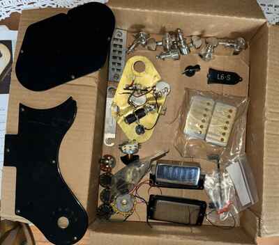Tested 70s Gibson L6-S Custom Parts (Comprehensive) pickups, plate, knobs, etc