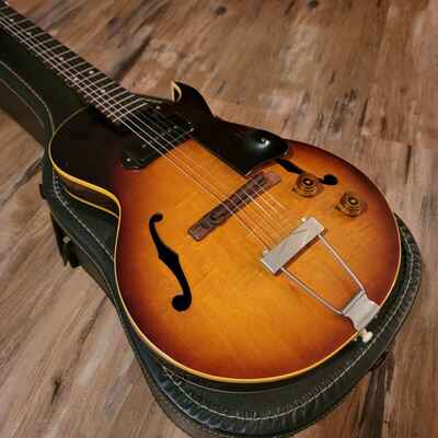 1959 Gibson ES-140T 3 / 4 Electric Guitar Sunburst Great Shape 4 Pounds Even!!