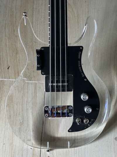 1970 Dan Armstrong Fretless Lucite Bass a very rare & fantastic playing example