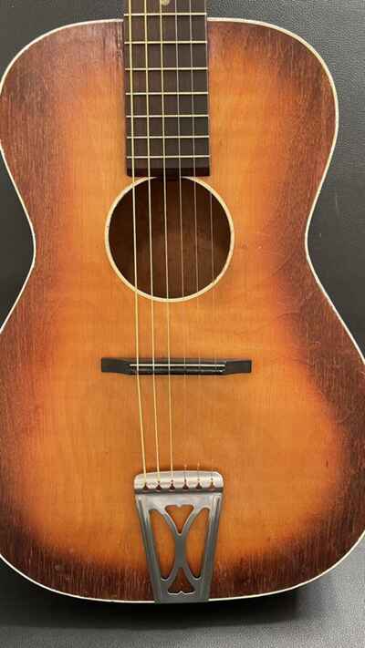 Vintage REGAL Guitar 6+ STRING Acoustic AS-Is