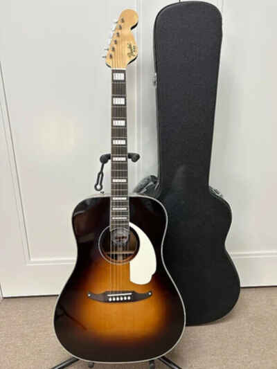 Fender King Vintage Acoustic Electric Guitar w / Hard Case - Mojave