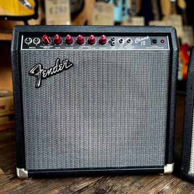 1980s Fender Champ 12 (Red Knob) Electric Guitar Amplifier ?? Vintage Tube Tone