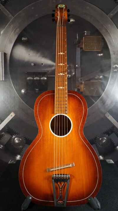 Vintage Regal Parlor Acoustic w /  Chipboard Case