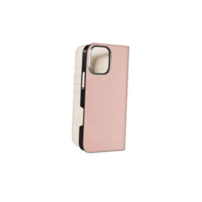 】(for iPhone16Pro Max Noblessa Diary iPhone Case [Shell Pink x White ]