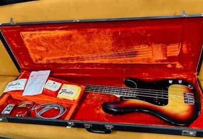 In Store ?? Fender Precision Bass 1977 Sunburst Near Mint