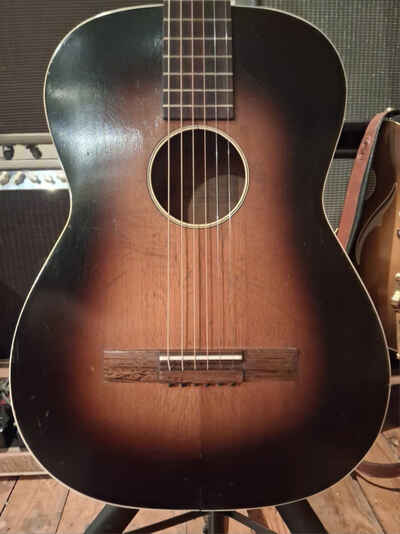 1957 Levin Gothenburg Model No 123 Student Acoustic Steel Strung Parlour Guitar