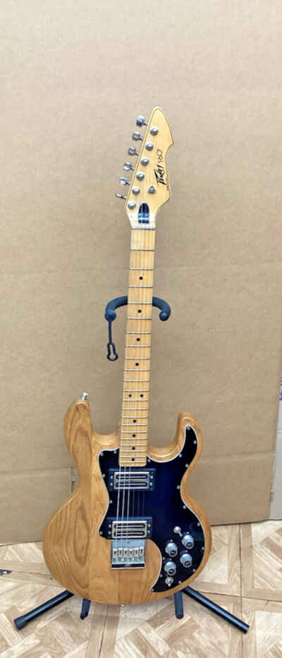 Peavey T60 Electric Guitar - Natural - Made in USA 1981  IN HARD CASE