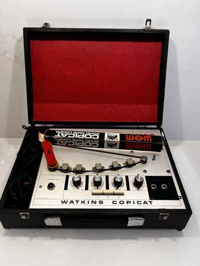 Vintage 1970s Wem Watkins Copicat MK3 / 4 Tape Echo Delay + EXTRA UNUSED TAPES