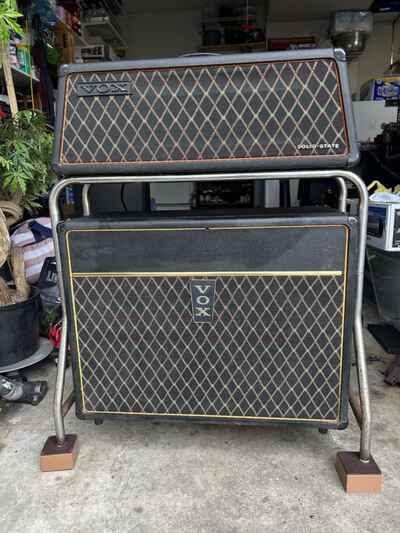 VOX V1121 Buckingham Head Amplifier + Matching Cab W Footswitch And XLR Cable