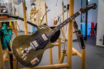Chitarra Blue Jeans "Sparkle" 1963  Wandre Wandrè Davoli