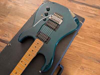 1983 Kramer Pacer Imperial Electric Guitar USA C Plate Trans Emerald W / OHSC