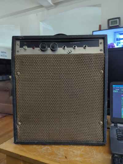 Teisco Kingston Vintage Tube Amplifier, 8" Spkr,  3 Tubes, Read Discription