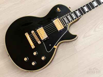 1976 Gibson Les Paul Custom Black Beauty Vintage Electric Guitar w /  T Tops, Case