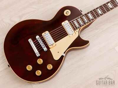 1983 Gibson Les Paul Deluxe Vintage Guitar Wine Red w /  Case