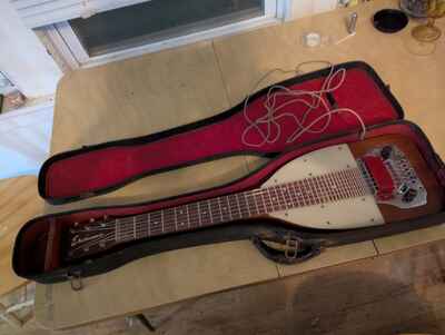 Electromuse Rivkenbacker Student Lap Steel Gtr  Stock w / OHSC. Vintage 1950s