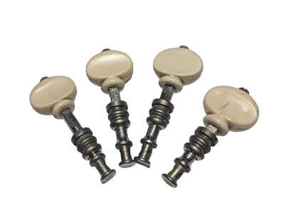 VINTAGE BANJO  /  UKULELE FRICTION HEADSTOCK TUNER SET  /   ORIGINAL NO ISSUES