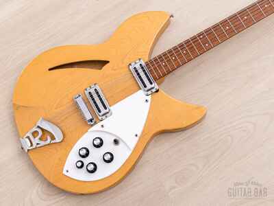 1966 Rickenbacker 330 / 12 Vintage 12-String Electric Guitar Mapleglo w /  Case