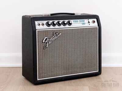 1968 Fender Vibro Champ Drip Edge Vintage Class A Tube Amp