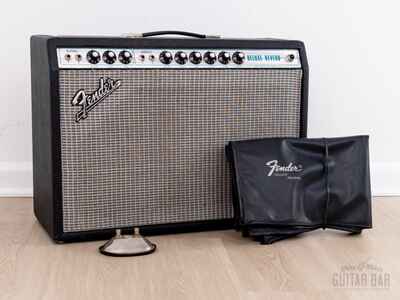1973 Fender Deluxe Reverb Vintage Silverface Tube Amp Collector-Grade w /  Ftsw