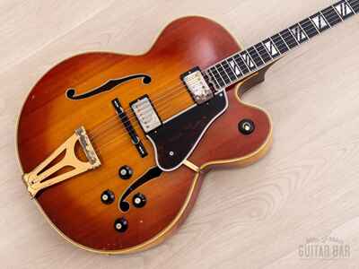 1970 Gibson Super 400 CES Vintage Archtop Electric Guitar Sunburst w /  T Tops
