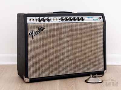 1976 Fender Vibrolux Reverb Silverface Vintage Tube Amp 2x10 w /  CTS Alnico, Ftsw