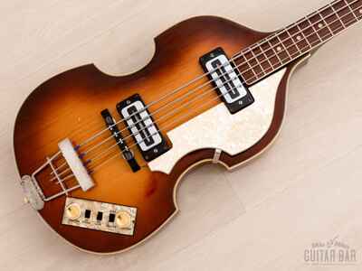 1974 Hofner 500 / 1 Beatle Bass Vintage Violin Bass w /  Blade Pickups, Case
