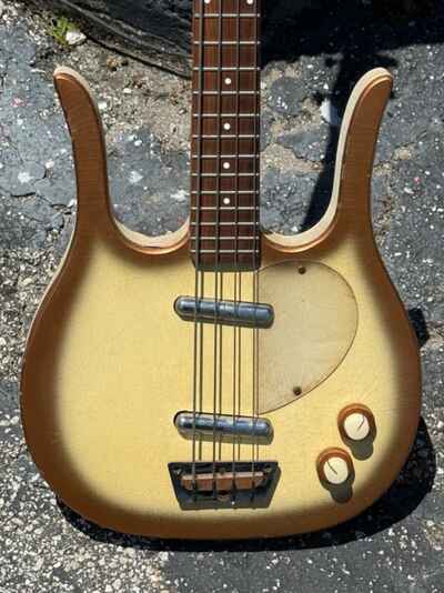 1962 Danelectro Longhorn Bass an original very desirable user friendly Dano Bass