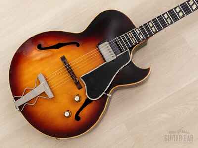 1960 Gibson ES-175 Vintage Hollowbody Guitar Sunburst w /  PAF, Case