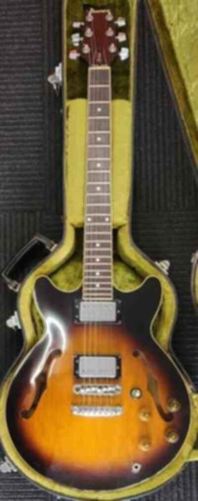 1984 Ibanez AM-50 Artist Semi Hollowbody 6 String Guitar Made in Japan