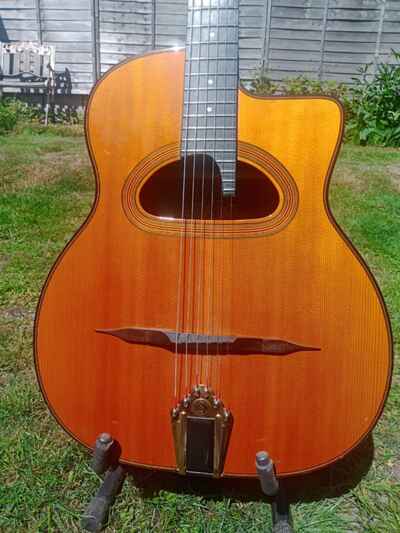Gitane Gypsy Jazz D500 guitar - Selmer-Maccaferri style, with TGI padded case.