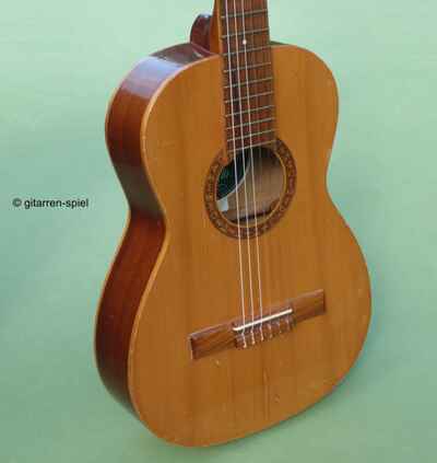 Vintage 3 / 4 - kleine 7 / 8 Konzert-Gitarre Giannini Estudo Brasilien pinheiro Rar!