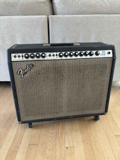 1979 Fender Twin Reverb Amp Works Great!