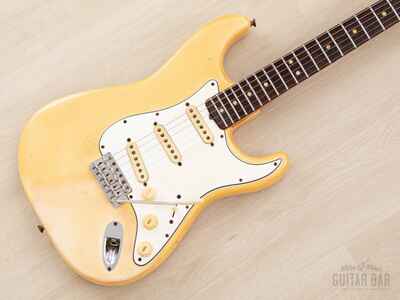 1965 Fender Stratocaster Vintage Guitar Olympic White w /  Case