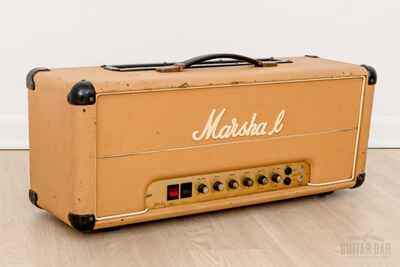 1979 Marshall JMP 2203 Master Model Mk2 Lead 100 Watt Fawn Vintage Tube Amp Head