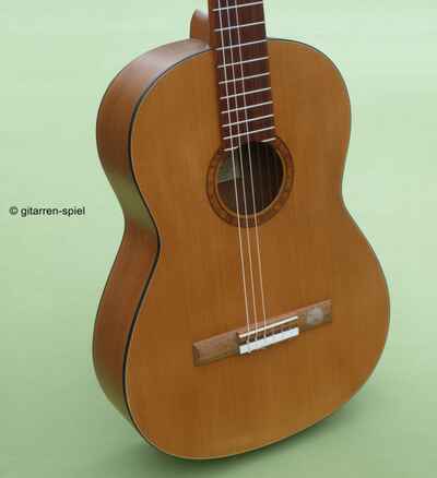 4 / 4 Konzert-Gitarre Höfner Lizenz ISIGL MSIII Fichte massiv Handarbeit Rar Top!
