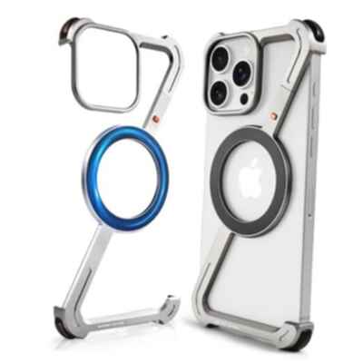 Minimalist Phone Case Compatible with for iPhone 16 Pro 6 3" Natural Titanium