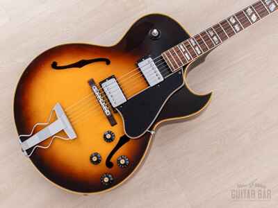 1967 Gibson ES-175 D Vintage Hollowbody Guitar Sunburst w /  Pat # Pickups, Case
