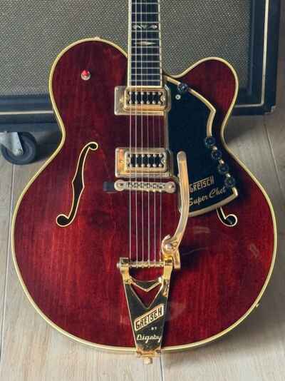 1972 Gretsch 7691-B Super Chet w / Bigsby very early 1st year 1 of a kind & Minty.