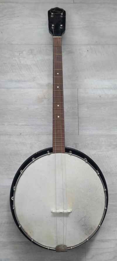 Vintage Kay Tenor Banjo 4 String 1970