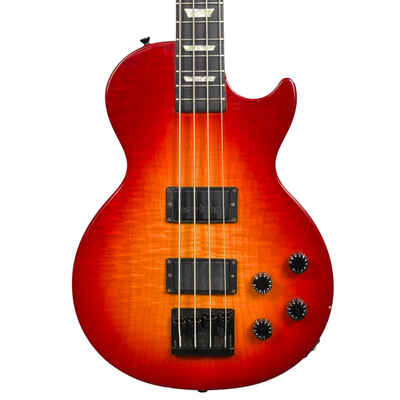 Gibson Les Paul LPB-2 Deluxe Plus Bass Bartolini Pickups Heritage Cherry