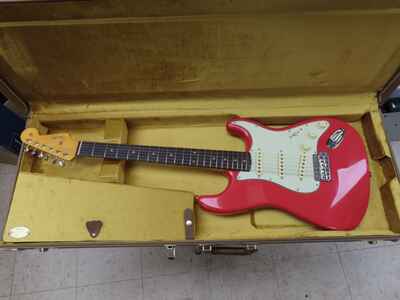 2024 Fender American Vintage II 1961 Stratocaster®, Rosewood, Fiesta Red w /  OHSC
