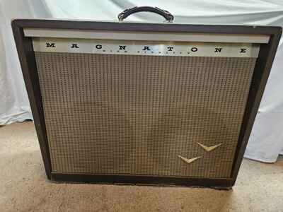 Vintage Magnatone Custom 280 High Fidelity Stereo Vibrato Amp Sounds AMAZING!!