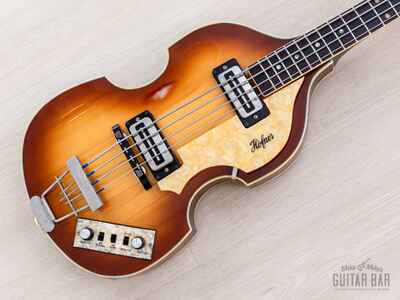 1970s Hofner 500 / 1 Beatle Bass Vintage Violin Bass 100% Original w /  Case