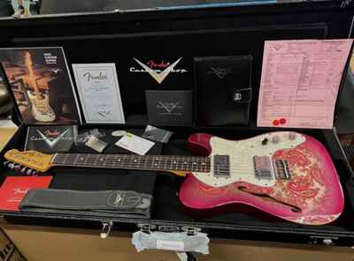 In Store ?? Fender 1972 Telecaster Thinline Relic Pink Paisley Minty Fresh!