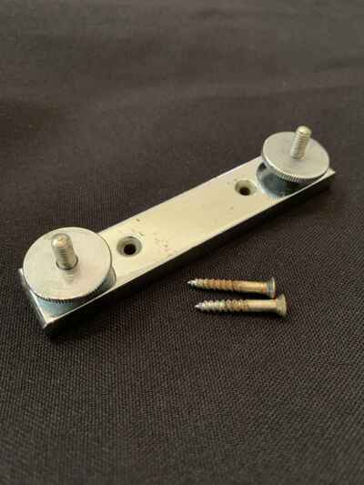 Teisco, Kawai, Hound dog Guitar Bridge Base w Wheels MIJ Vintage Part