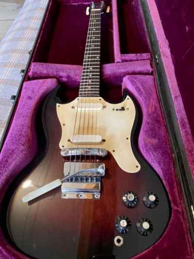 1969 Gibson SG Melody Maker D mit seltener original kundenspezifischer Oberfläche