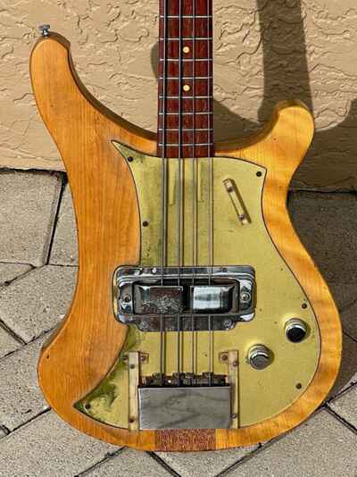 1959 Rickenbacker 4000 Bass 1 of 50 ever made its its original Maplglo finish.