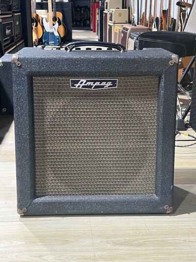 1960 Ampeg M-15 Guitar Combo in an early Blue Sparkle Tolex best weve ever seen