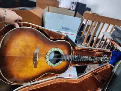 Ovation 1617 Legend 1979 Acoustic Guitar w /  OHSC 6 String Tobacco Sunburst USA