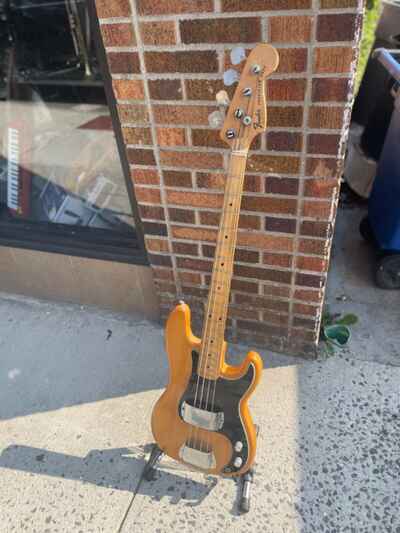 1976 Fender Precision Electric Bass - Natural